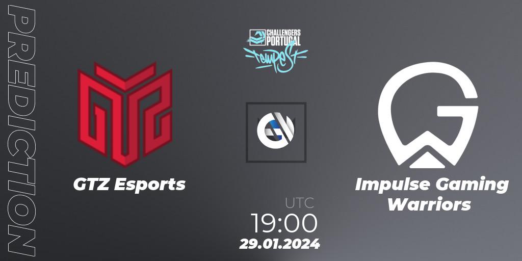 GTZ Esports vs Impulse Gaming Warriors: Match Prediction. 29.01.24, VALORANT, VALORANT Challengers 2024 Portugal: Tempest Split 1