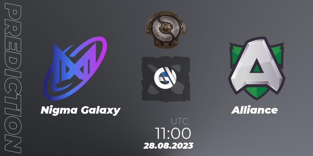 Nigma Galaxy vs Alliance: Match Prediction. 28.08.2023 at 12:00, Dota 2, The International 2023 - Western Europe Qualifier