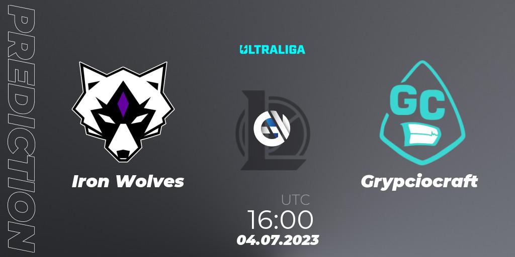 Iron Wolves vs Grypciocraft: Match Prediction. 04.07.2023 at 16:00, LoL, Ultraliga Season 10 2023 Regular Season