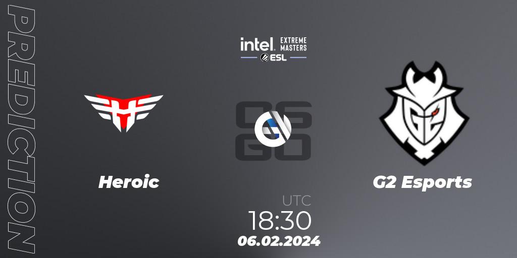 Heroic vs G2 Esports: Match Prediction. 06.02.24, CS2 (CS:GO), IEM Katowice 2024