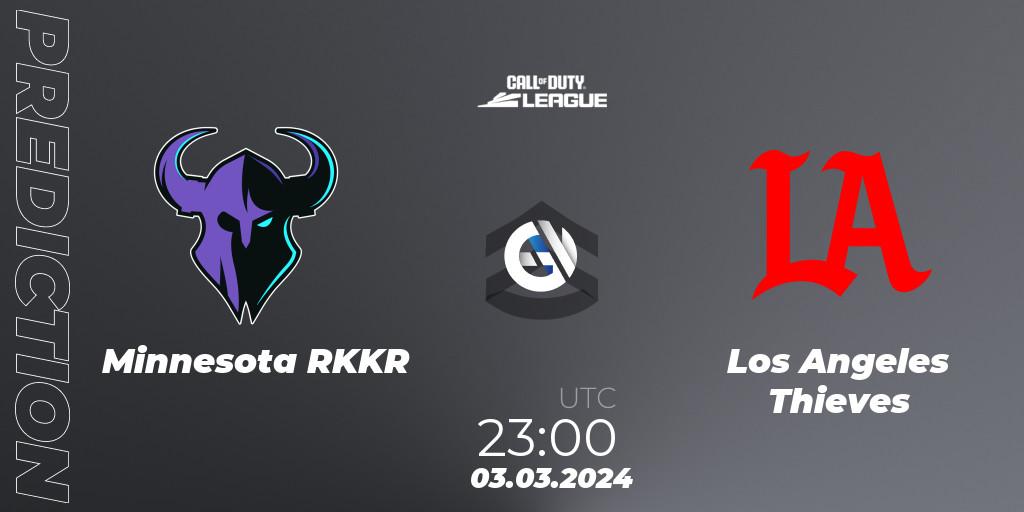 Minnesota RØKKR vs Los Angeles Thieves: Match Prediction. 03.03.24, Call of Duty, Call of Duty League 2024: Stage 2 Major Qualifiers