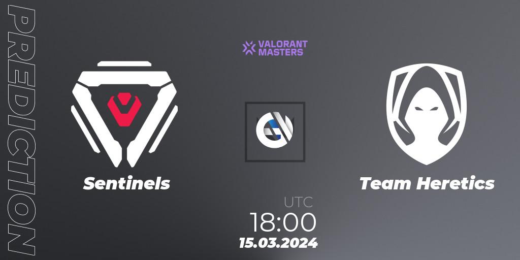 Sentinels vs Team Heretics: Match Prediction. 15.03.24, VALORANT, VCT 2024: Masters Madrid