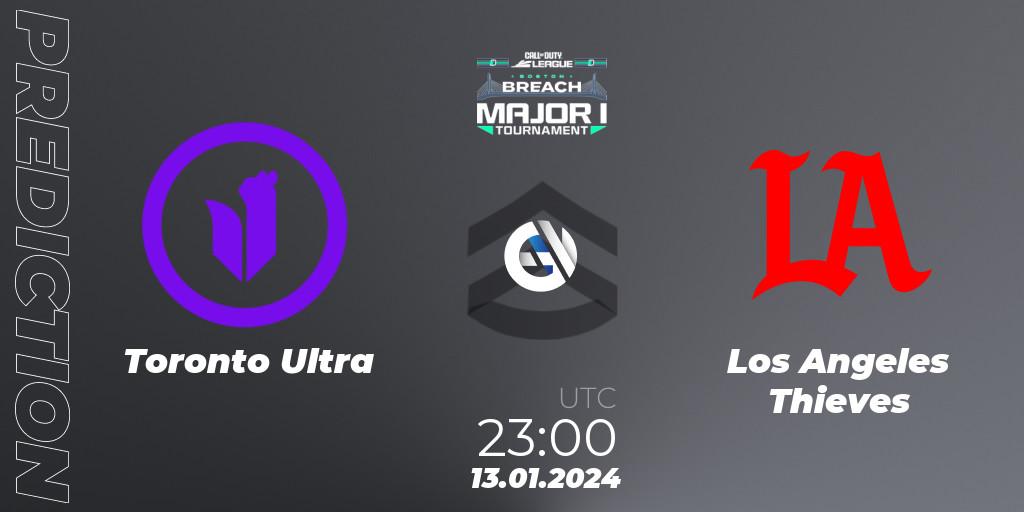 Toronto Ultra vs Los Angeles Thieves: Match Prediction. 13.01.2024 at 23:00, Call of Duty, Call of Duty League 2024: Stage 1 Major Qualifiers