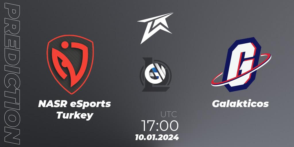 NASR eSports Turkey vs Galakticos: Match Prediction. 10.01.2024 at 17:00, LoL, TCL 2024 Season Cup