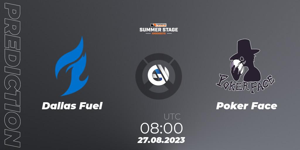 Dallas Fuel vs Poker Face: Match Prediction. 27.08.23, Overwatch, Overwatch League 2023 - Summer Stage Knockouts