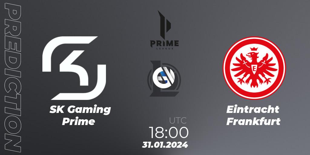 SK Gaming Prime vs Eintracht Frankfurt: Match Prediction. 31.01.24, LoL, Prime League Spring 2024 - Group Stage
