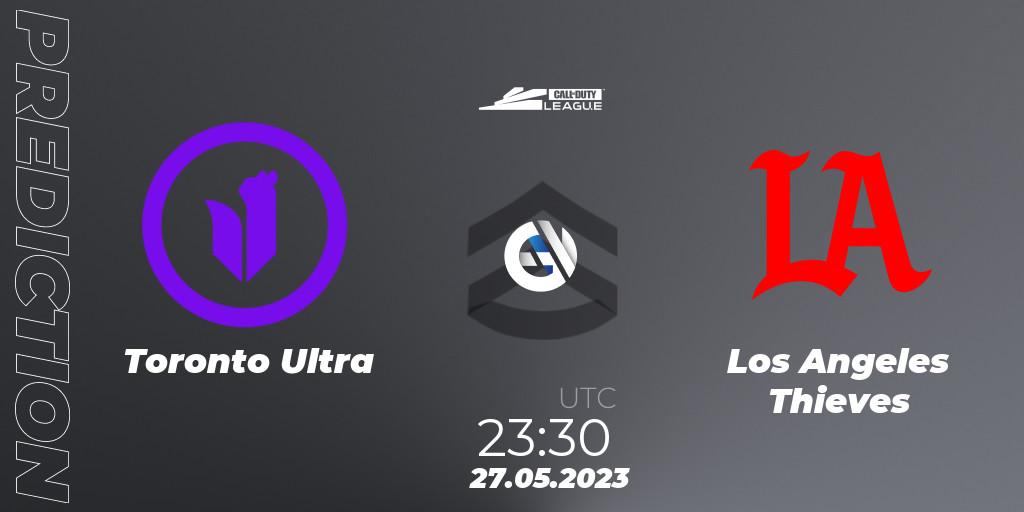 Toronto Ultra vs Los Angeles Thieves: Match Prediction. 27.05.2023 at 23:30, Call of Duty, Call of Duty League 2023: Stage 5 Major