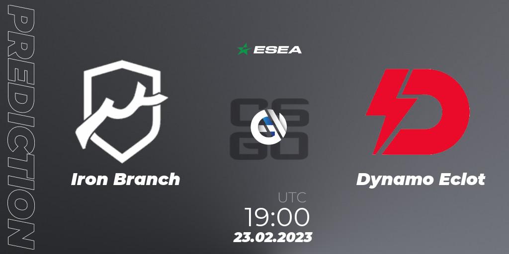 Iron Branch vs Dynamo Eclot: Match Prediction. 03.03.2023 at 13:00, Counter-Strike (CS2), ESEA Season 44: Advanced Division - Europe