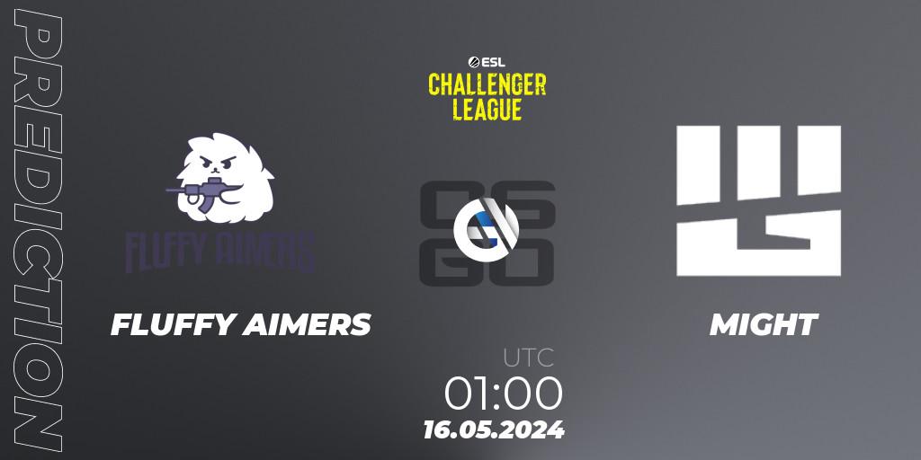 FLUFFY AIMERS vs MIGHT: Match Prediction. 16.05.2024 at 01:00, Counter-Strike (CS2), ESL Challenger League Season 47: North America