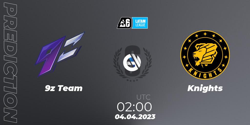 9z Team vs Knights: Match Prediction. 04.04.2023 at 02:00, Rainbow Six, LATAM League 2023 - Stage 1