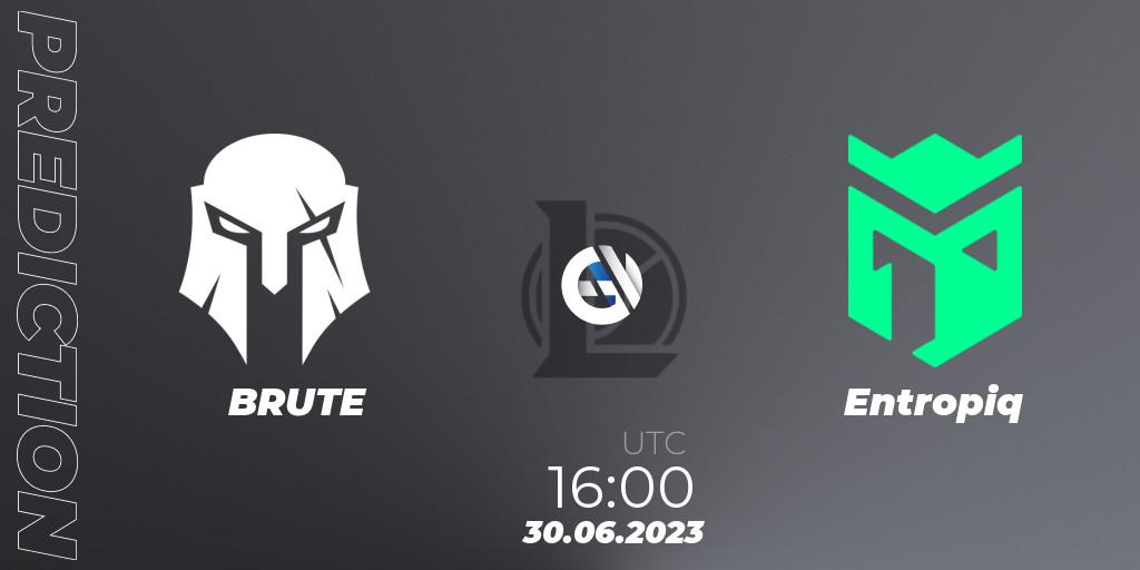 BRUTE vs Entropiq: Match Prediction. 06.06.23, LoL, Hitpoint Masters Summer 2023 - Group Stage