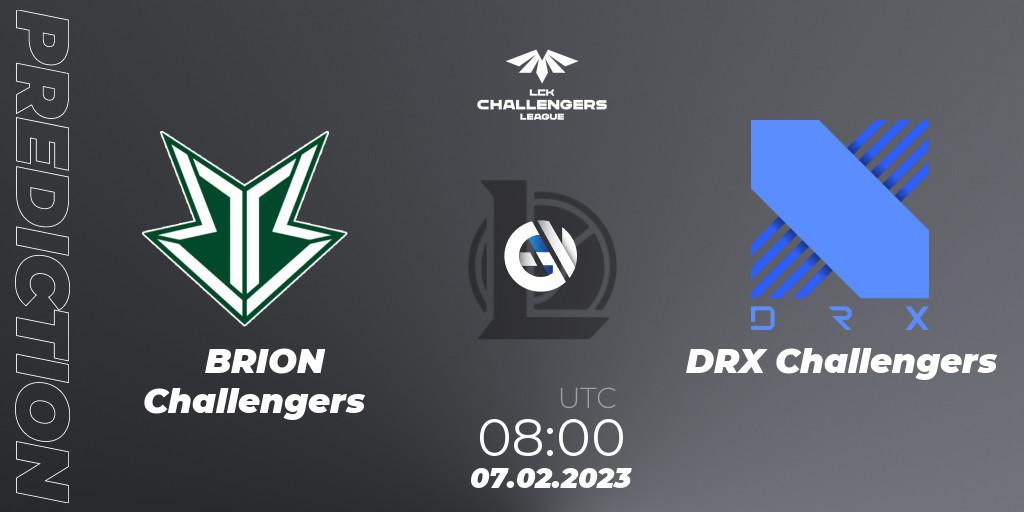 Brion Esports Challengers vs DRX Challengers: Match Prediction. 07.02.23, LoL, LCK Challengers League 2023 Spring