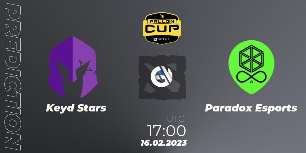Keyd Stars vs Paradox Esports: Match Prediction. 16.02.23, Dota 2, Fallen Cup Season 2
