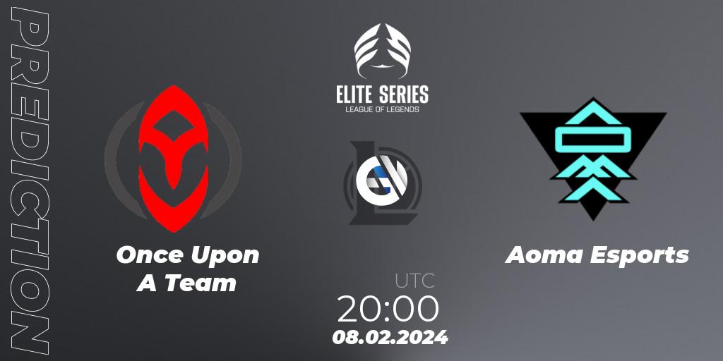 Once Upon A Team vs Aoma Esports: Match Prediction. 08.02.2024 at 20:00, LoL, Elite Series Spring 2024