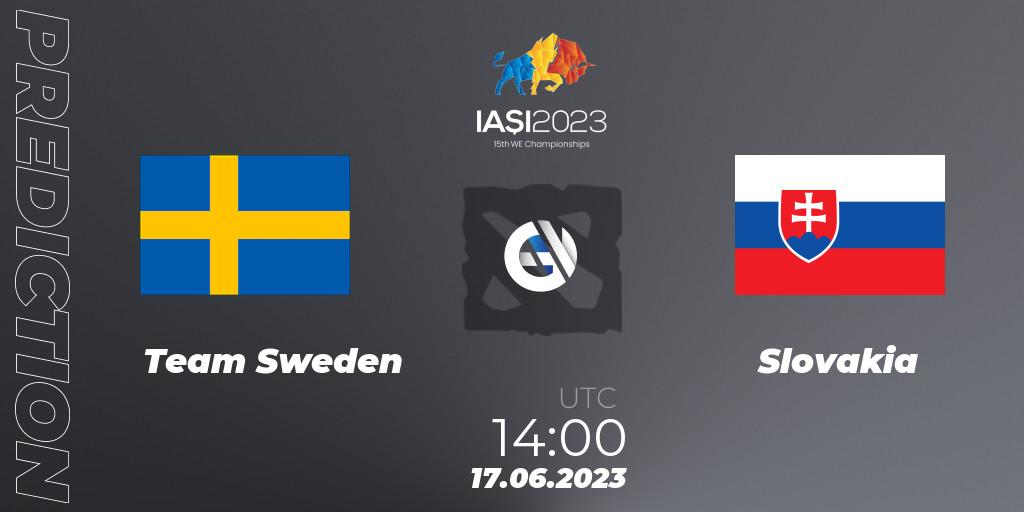 Team Sweden vs Slovakia: Match Prediction. 17.06.2023 at 14:00, Dota 2, IESF Europe A Qualifier 2023
