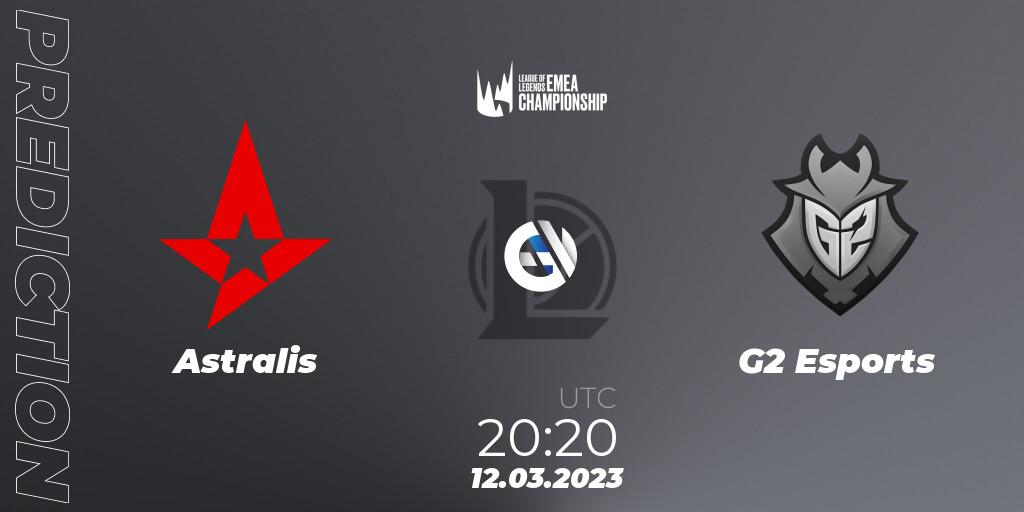 Astralis vs G2 Esports: Match Prediction. 12.03.2023 at 21:00, LoL, LEC Spring 2023 - Regular Season