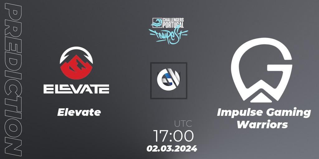 Elevate vs Impulse Gaming Warriors: Match Prediction. 02.03.24, VALORANT, VALORANT Challengers 2024 Portugal: Tempest Split 1