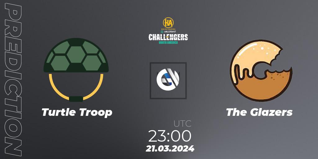 Turtle Troop vs The Glazers: Match Prediction. 22.03.2024 at 00:00, VALORANT, VALORANT Challengers 2024: North America Split 1