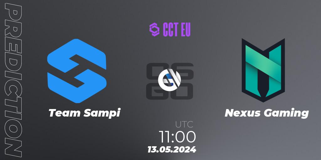 Team Sampi vs Nexus Gaming: Match Prediction. 13.05.2024 at 11:00, Counter-Strike (CS2), CCT Season 2 European Series #3