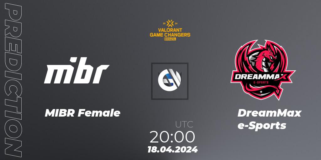 MIBR Female vs DreamMax e-Sports: Match Prediction. 18.04.24, VALORANT, VCT 2024: Game Changers Brazil Series 1