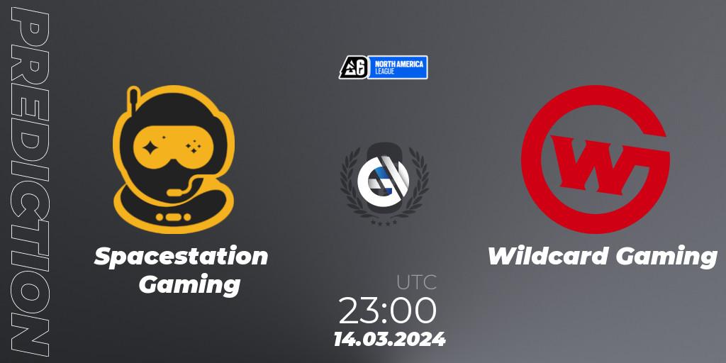Spacestation Gaming vs Wildcard Gaming: Match Prediction. 30.03.24, Rainbow Six, North America League 2024 - Stage 1