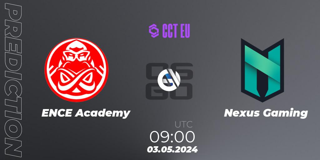 ENCE Academy vs Nexus Gaming: Match Prediction. 03.05.2024 at 09:00, Counter-Strike (CS2), CCT Season 2 Europe Series 2 