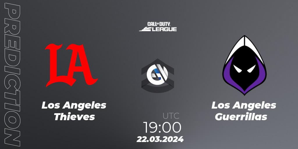 Los Angeles Thieves vs Los Angeles Guerrillas: Match Prediction. 22.03.24, Call of Duty, Call of Duty League 2024: Stage 2 Major