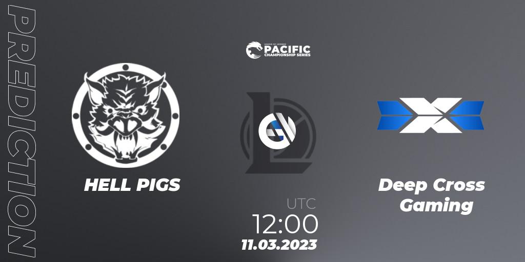 HELL PIGS vs Deep Cross Gaming: Match Prediction. 11.03.2023 at 12:00, LoL, PCS Spring 2023 - Group Stage