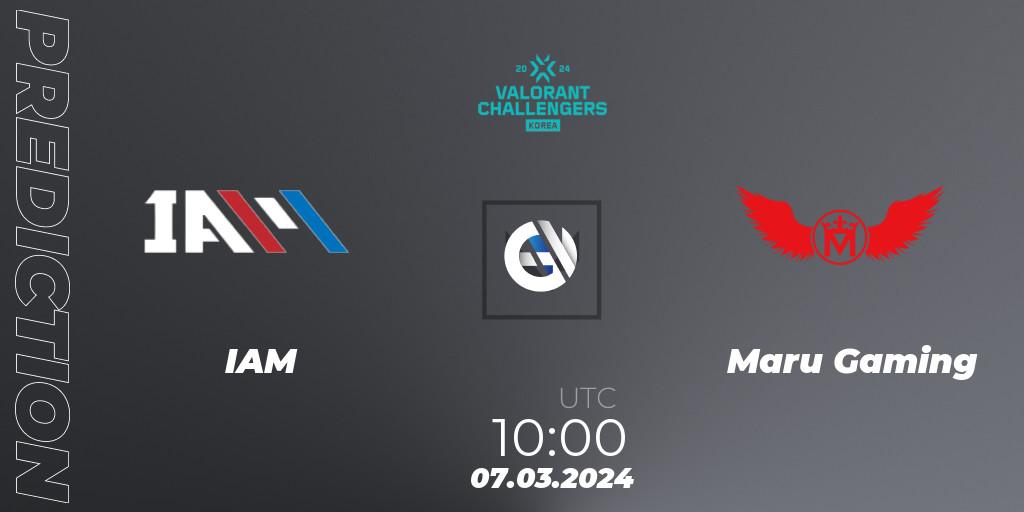 IAM vs Maru Gaming: Match Prediction. 07.03.24, VALORANT, VALORANT Challengers Korea 2024: Split 1