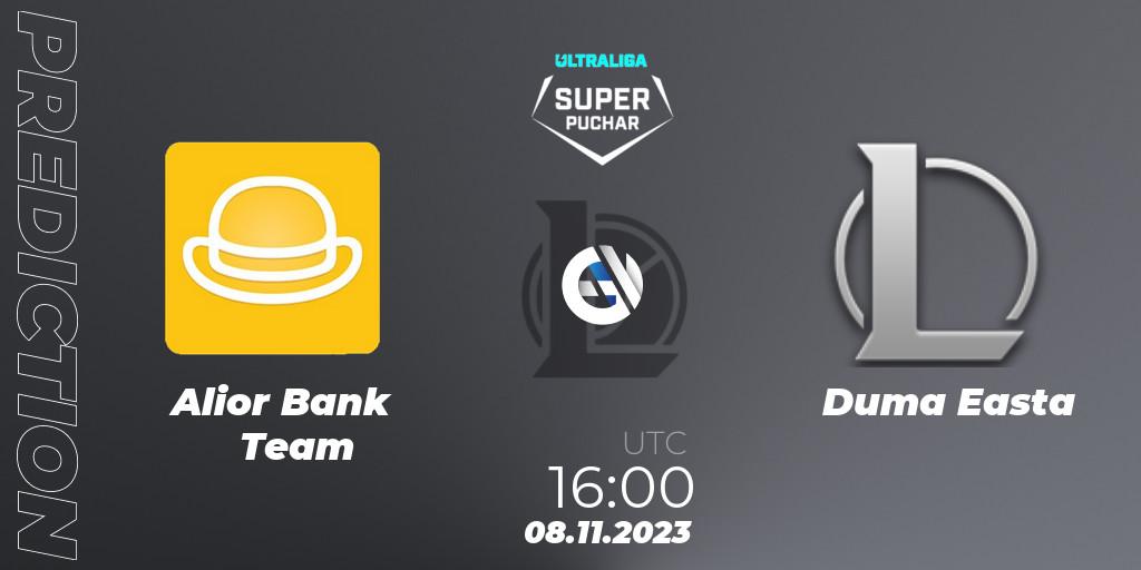 Alior Bank Team vs Duma Easta: Match Prediction. 08.11.2023 at 16:00, LoL, Ultraliga Super Puchar 2023