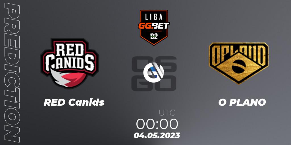RED Canids vs O PLANO: Match Prediction. 04.05.23, CS2 (CS:GO), Dust2 Brasil Liga Season 1