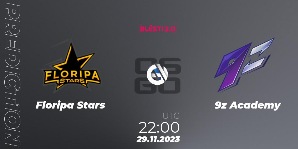 Floripa Stars vs 9z Academy: Match Prediction. 29.11.2023 at 17:00, Counter-Strike (CS2), BLÉSTI 2.0