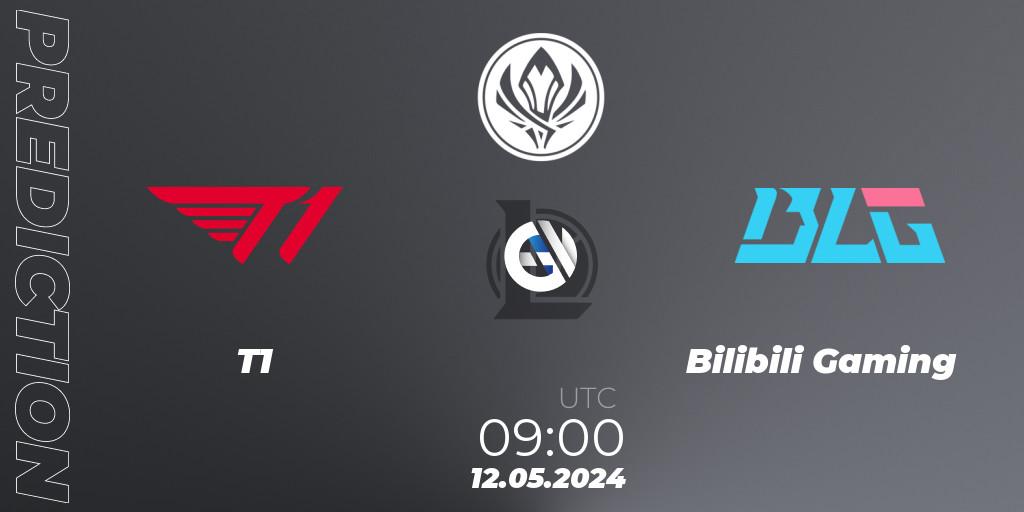 T1 vs Bilibili Gaming: Match Prediction. 12.05.2024 at 06:30, LoL, Mid Season Invitational 2024 - Bracket Stage