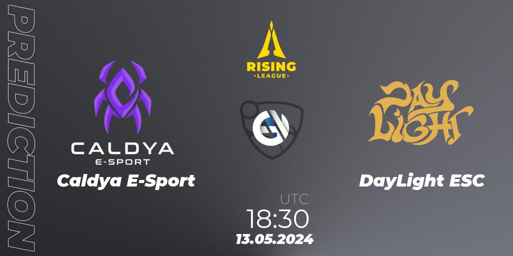 Caldya E-Sport vs DayLight ESC: Match Prediction. 13.05.2024 at 18:25, Rocket League, Rising League 2024 — Split 1 — Main Event