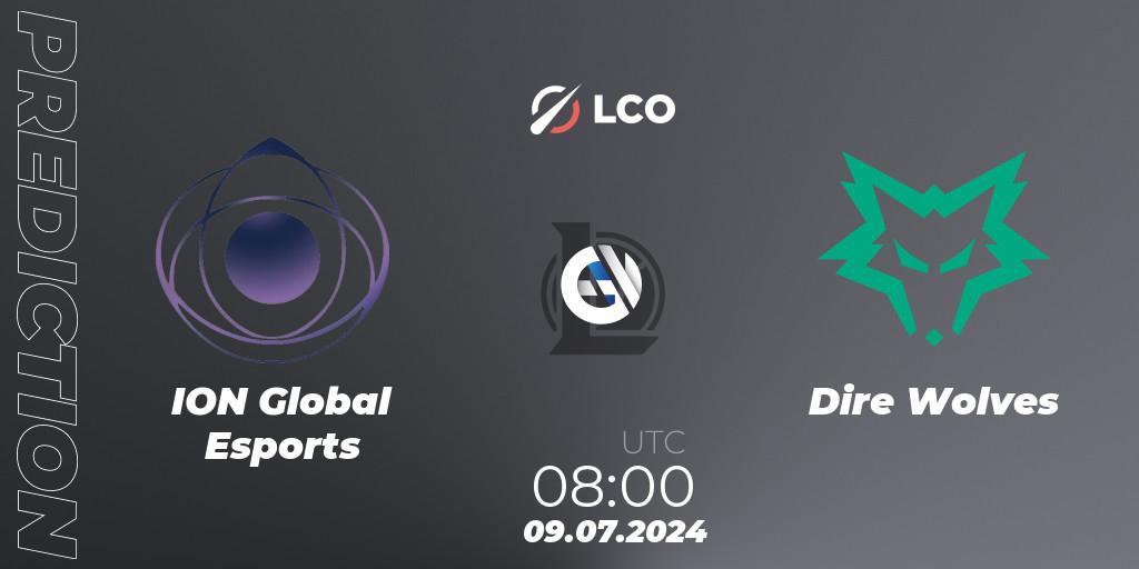 ION Global Esports vs Dire Wolves: Match Prediction. 09.07.2024 at 08:00, LoL, LCO Split 2 2024 - Group Stage