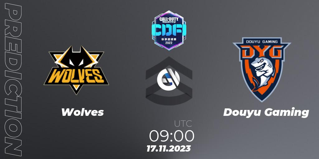 Wolves vs Douyu Gaming: Match Prediction. 17.11.2023 at 09:00, Call of Duty, CODM Fall Invitational 2023