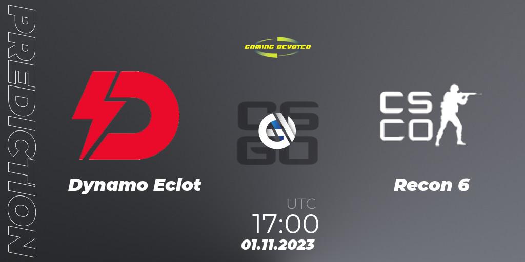 Dynamo Eclot vs Recon 6: Match Prediction. 01.11.2023 at 17:00, Counter-Strike (CS2), Gaming Devoted Become The Best