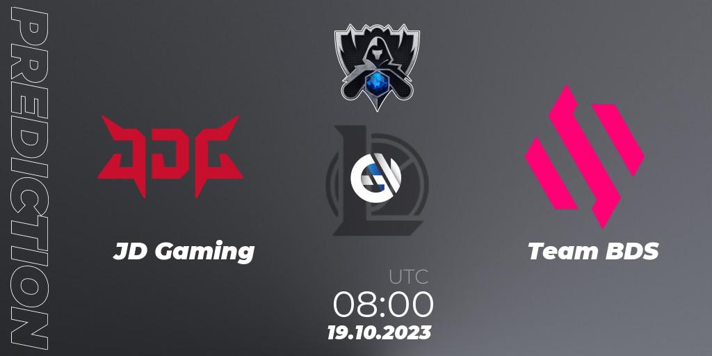 JD Gaming vs Team BDS: Match Prediction. 19.10.23, LoL, Worlds 2023 LoL - Group Stage
