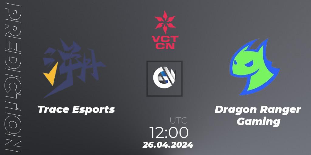 Trace Esports vs Dragon Ranger Gaming: Match Prediction. 26.04.24, VALORANT, VALORANT Champions Tour China 2024: Stage 1 - Group Stage