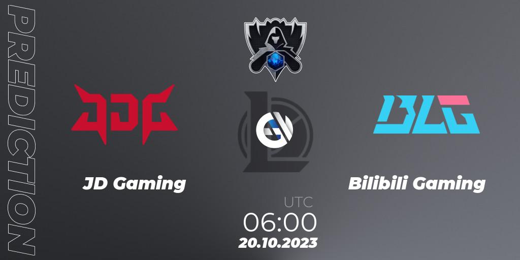 JD Gaming vs Bilibili Gaming: Match Prediction. 20.10.23, LoL, Worlds 2023 LoL - Group Stage