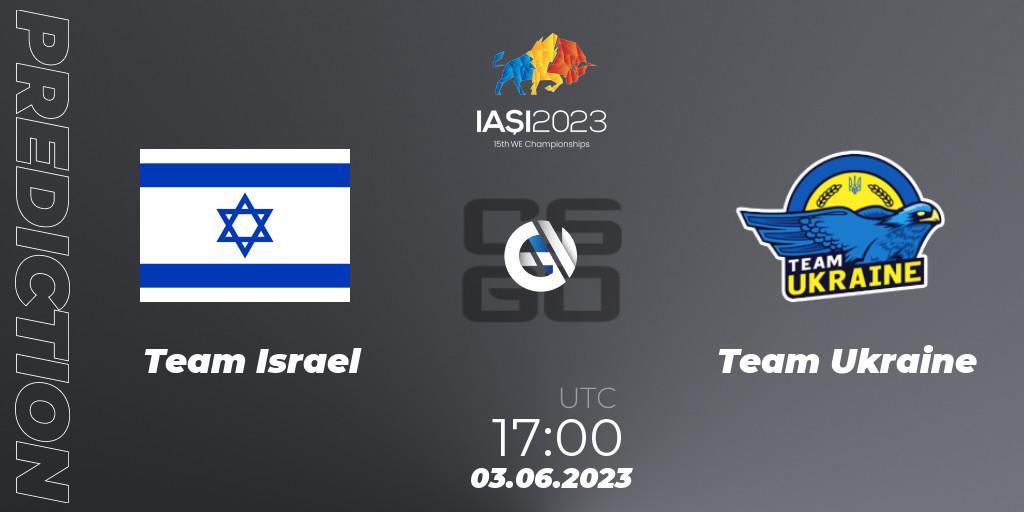 Israel vs Team Ukraine: Match Prediction. 03.06.23, CS2 (CS:GO), IESF World Esports Championship 2023: Eastern Europe Qualifier