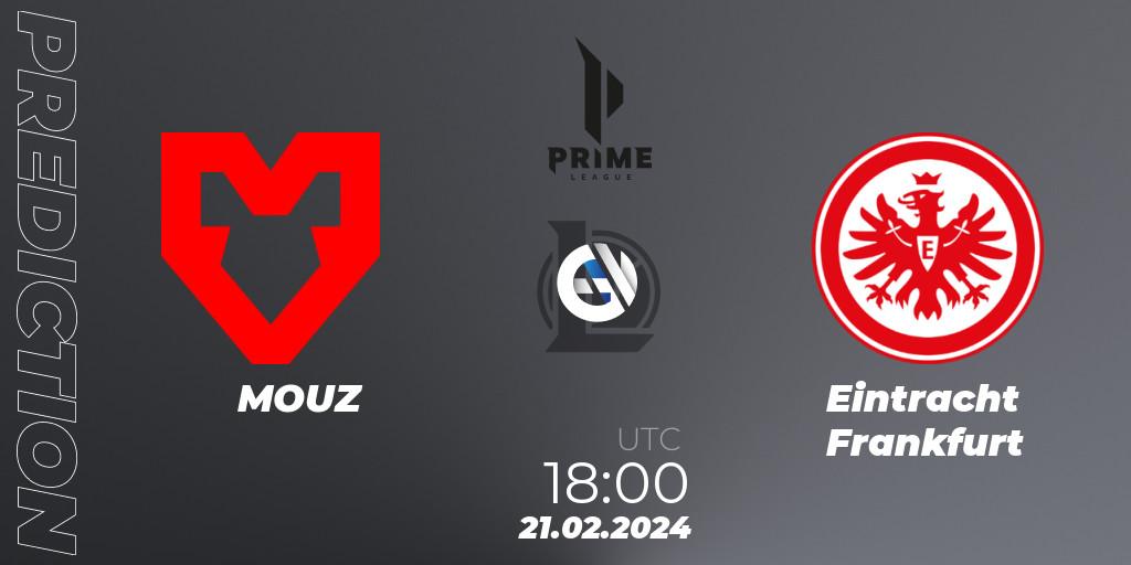 MOUZ vs Eintracht Frankfurt: Match Prediction. 18.01.24, LoL, Prime League Spring 2024 - Group Stage