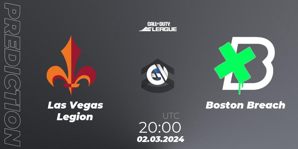 Las Vegas Legion vs Boston Breach: Match Prediction. 02.03.24, Call of Duty, Call of Duty League 2024: Stage 2 Major Qualifiers