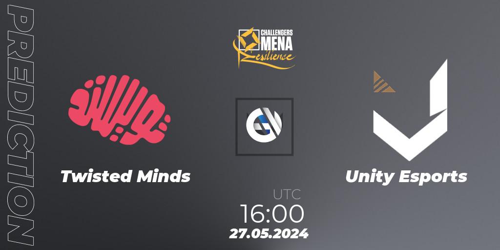Twisted Minds vs Unity Esports: Match Prediction. 27.05.2024 at 16:00, VALORANT, VALORANT Challengers 2024 MENA: Resilience Split 2 - GCC and Iraq