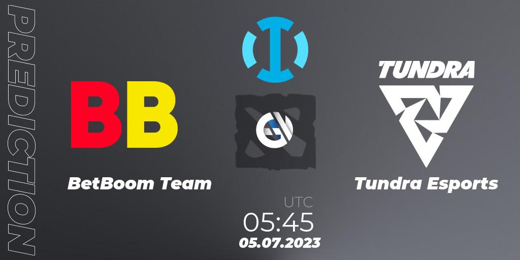 BetBoom Team vs Tundra Esports: Match Prediction. 05.07.2023 at 05:33, Dota 2, The Bali Major 2023