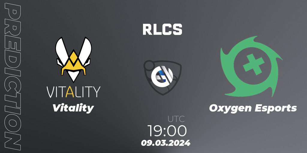 Vitality vs Oxygen Esports: Match Prediction. 09.03.24, Rocket League, RLCS 2024 - Major 1: Europe Open Qualifier 3