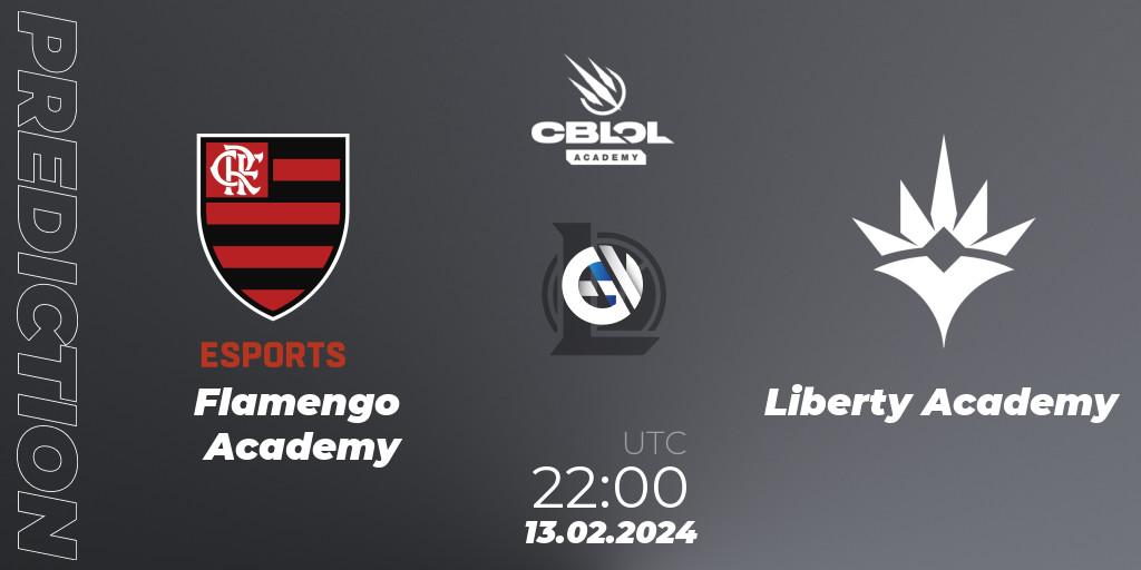 Flamengo Academy vs Liberty Academy: Match Prediction. 13.02.2024 at 22:00, LoL, CBLOL Academy Split 1 2024