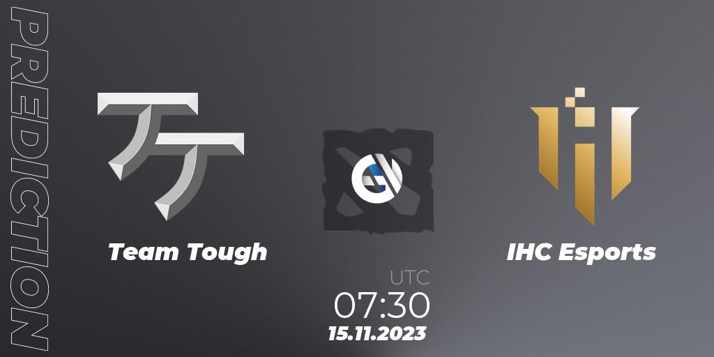 Team Tough vs IHC Esports: Match Prediction. 22.11.23, Dota 2, MESA League Season 2