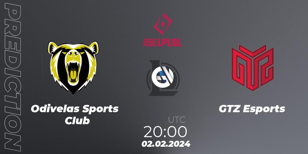 Odivelas Sports Club vs GTZ Esports: Match Prediction. 02.02.2024 at 20:00, LoL, LPLOL Split 1 2024