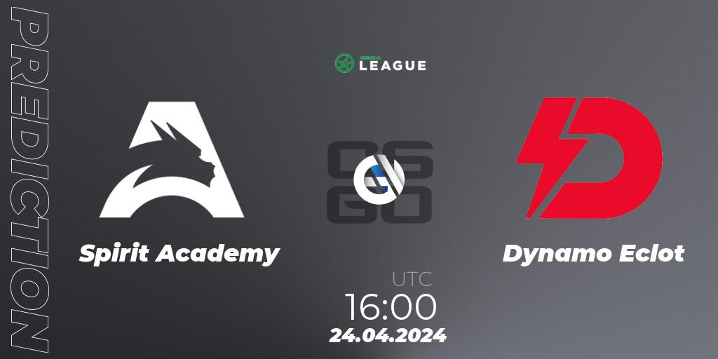 Spirit Academy vs Dynamo Eclot: Match Prediction. 24.04.24, CS2 (CS:GO), ESEA Season 49: Advanced Division - Europe